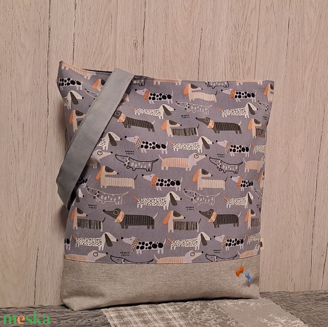 Tacskók 2.0 :) szatyor, ökotáska, válltáska - táska & tok - bevásárlás & shopper táska - shopper, textiltáska, szatyor - Meska.hu