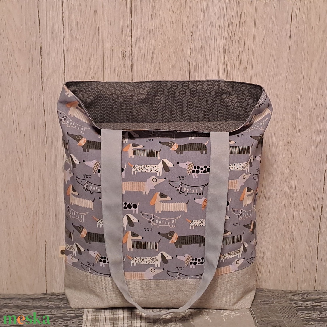 Tacskók 2.0 :) szatyor, ökotáska, válltáska - táska & tok - bevásárlás & shopper táska - shopper, textiltáska, szatyor - Meska.hu