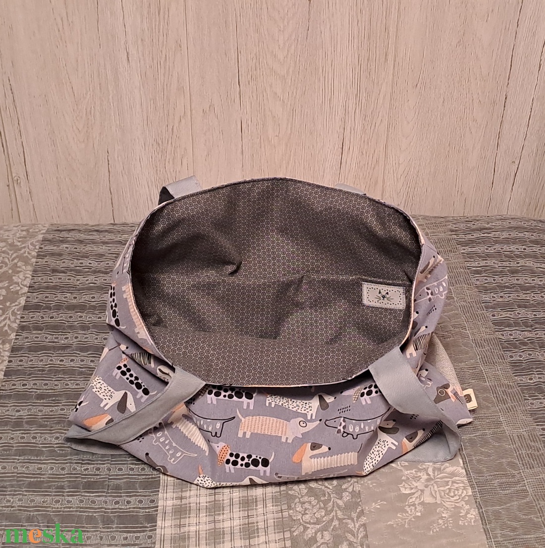 Tacskók 2.0 :) szatyor, ökotáska, válltáska - táska & tok - bevásárlás & shopper táska - shopper, textiltáska, szatyor - Meska.hu