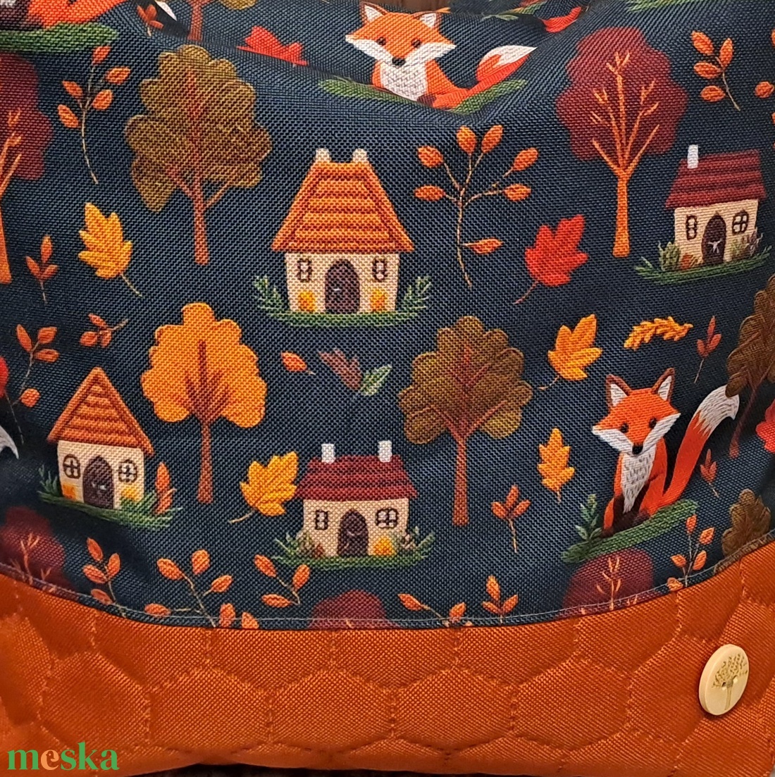Őszi motívumok :) variálható válltáska/hátizsák/crossbody táska - táska & tok - variálható táska - Meska.hu