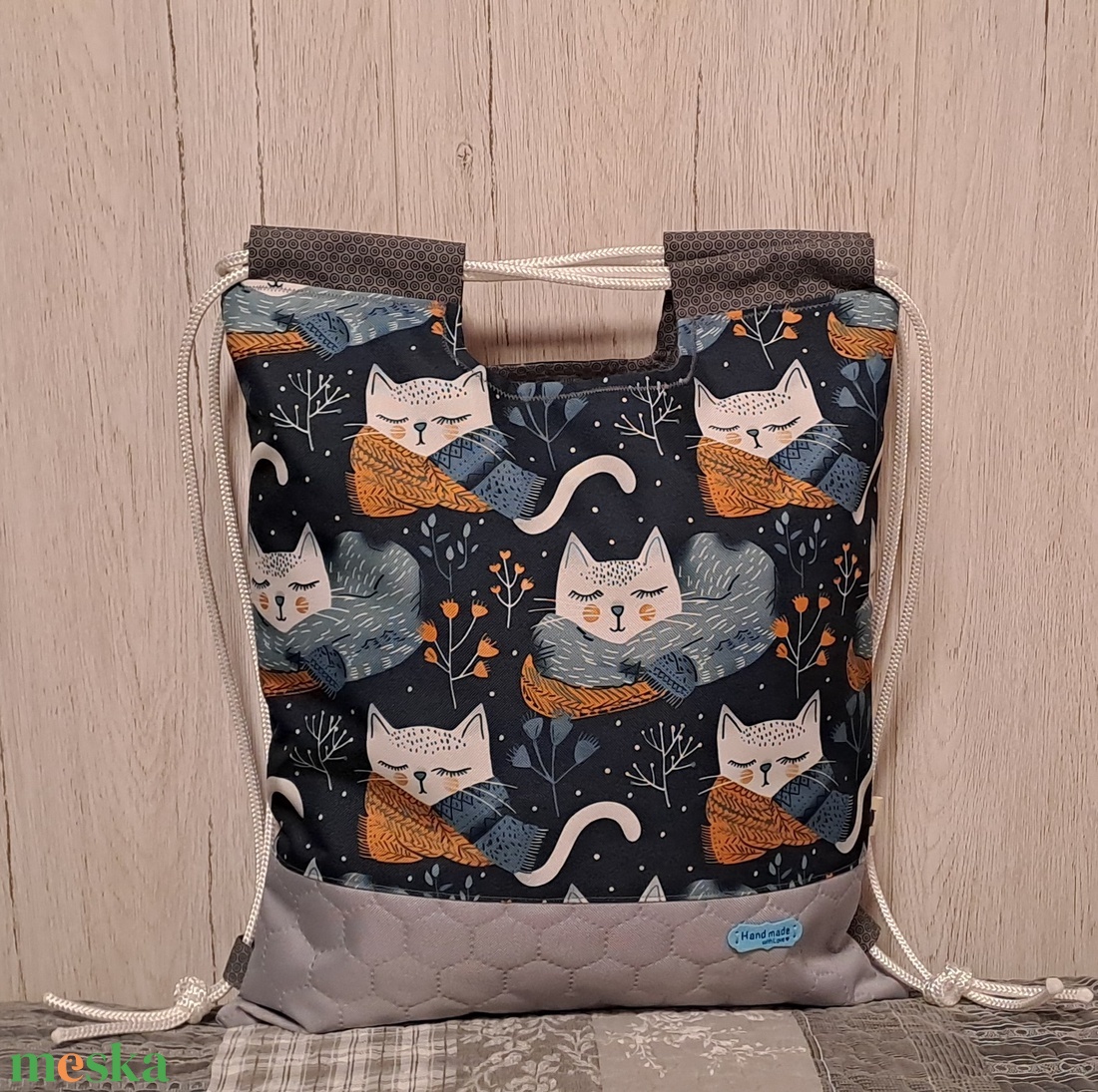 Sálas macsekok :) - hátiszatyor, tornazsák, gymbag - táska & tok - hátizsák - tornazsák, gymbag - Meska.hu