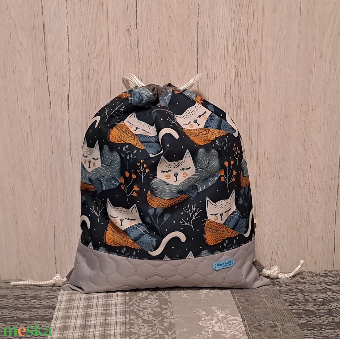 Sálas macsekok :) - hátiszatyor, tornazsák, gymbag - táska & tok - hátizsák - tornazsák, gymbag - Meska.hu