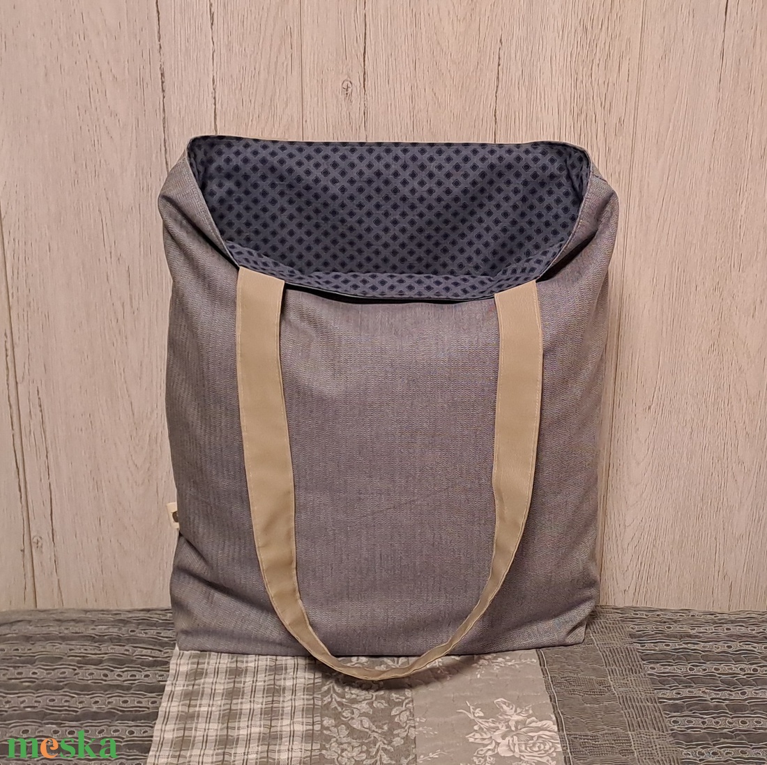 A hold arca  :) szatyor, ökotáska, válltáska - táska & tok - bevásárlás & shopper táska - shopper, textiltáska, szatyor - Meska.hu