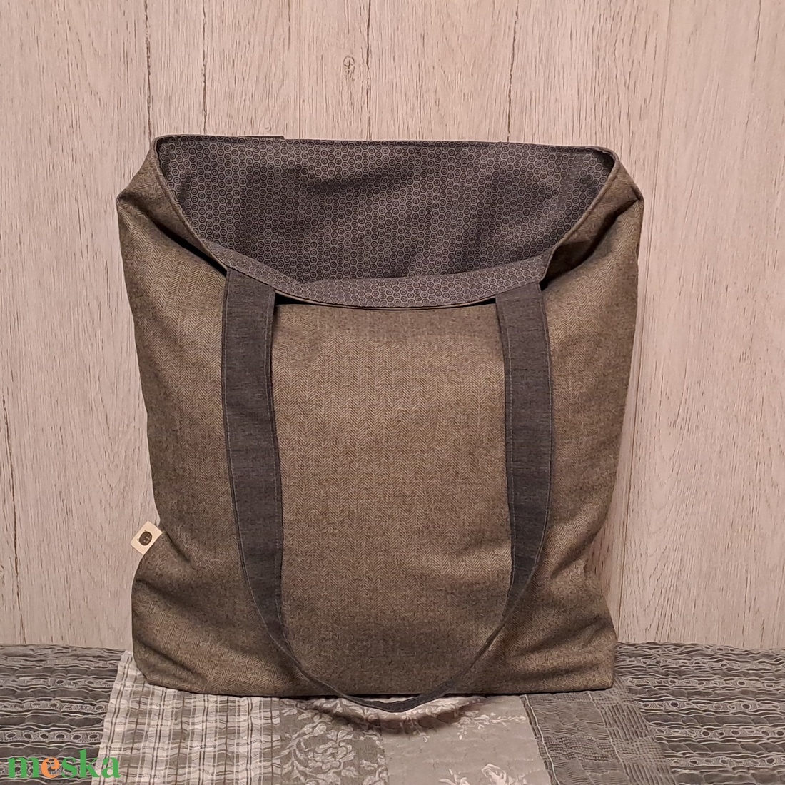 Habos kakaó  :) szatyor, ökotáska, válltáska - táska & tok - bevásárlás & shopper táska - shopper, textiltáska, szatyor - Meska.hu