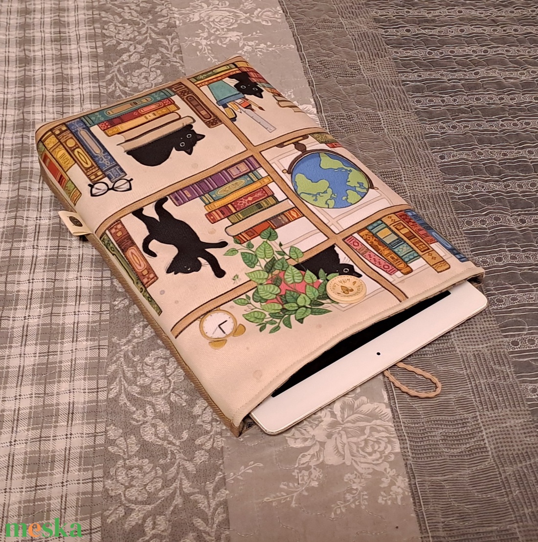 Cicás könyvespolc :) könyvtasak, könyvtok, tablet tok - táska & tok - ebook & tablet tok - Meska.hu