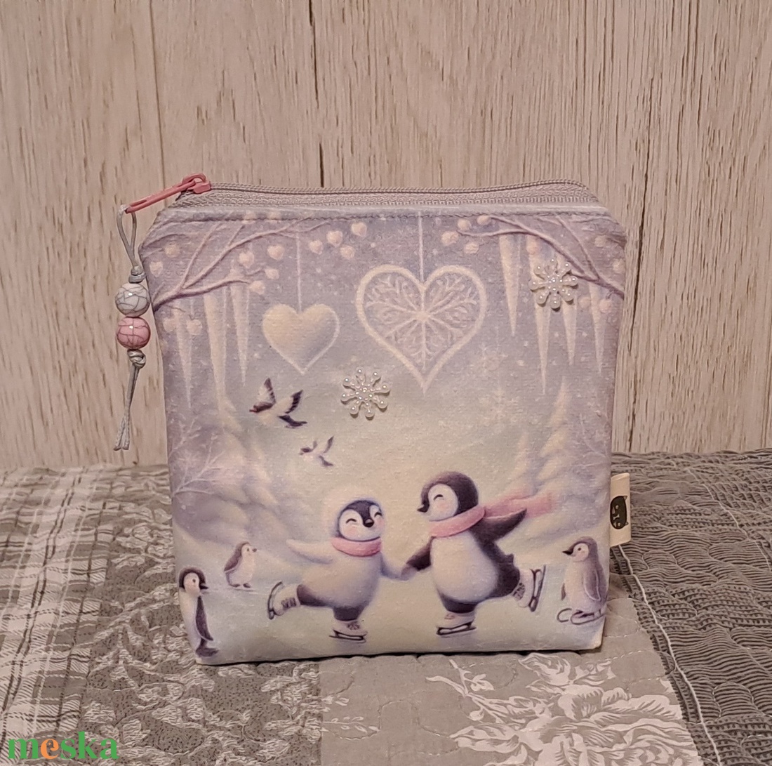 Jégtánc :) neszesszer/sminktáska/betéttartó - táska & tok - neszesszer - Meska.hu