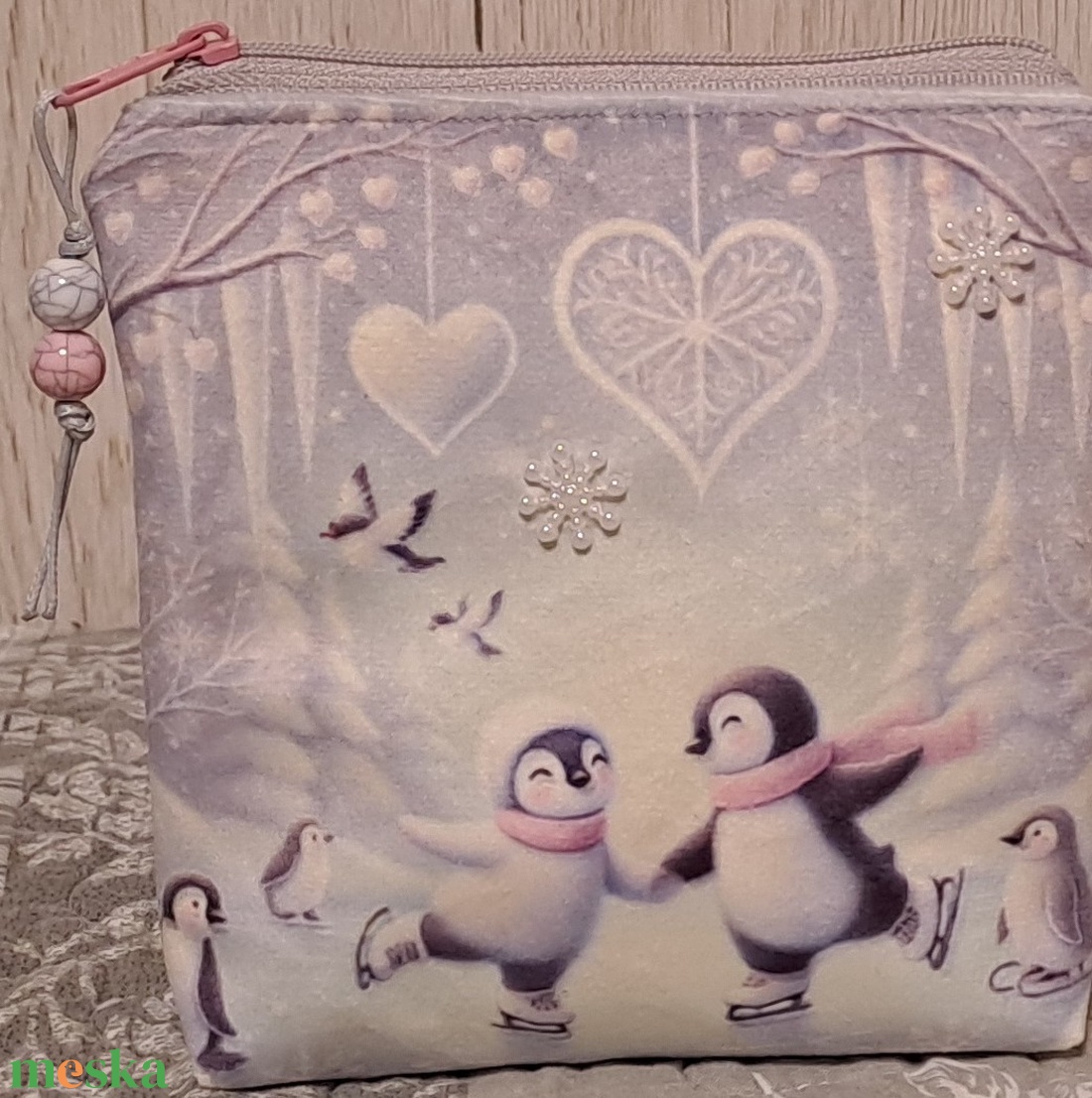 Jégtánc :) neszesszer/sminktáska/betéttartó - táska & tok - neszesszer - Meska.hu