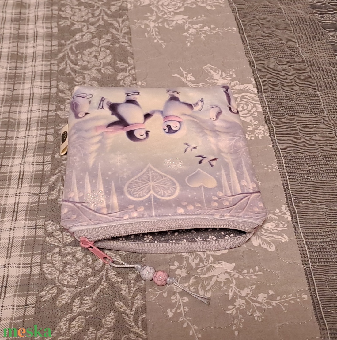 Jégtánc :) neszesszer/sminktáska/betéttartó - táska & tok - neszesszer - Meska.hu