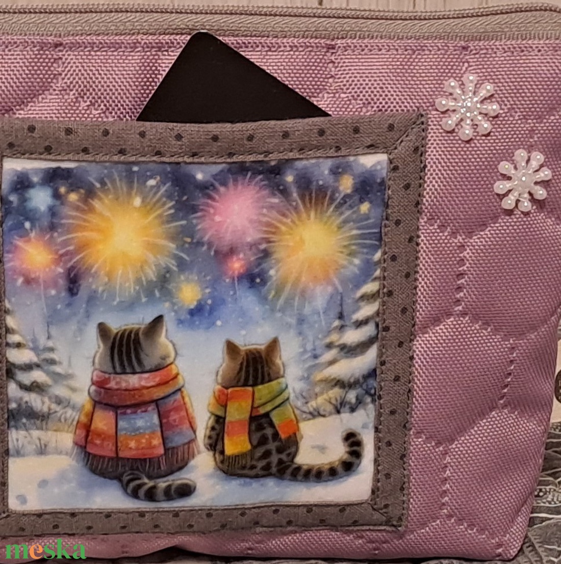 Tüzijáték  :) neszesszer/sminktáska/irattartó - táska & tok - neszesszer - Meska.hu