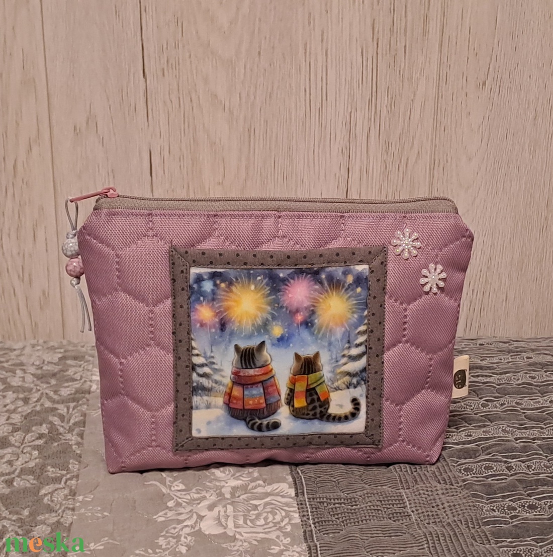 Tüzijáték  :) neszesszer/sminktáska/irattartó - táska & tok - neszesszer - Meska.hu