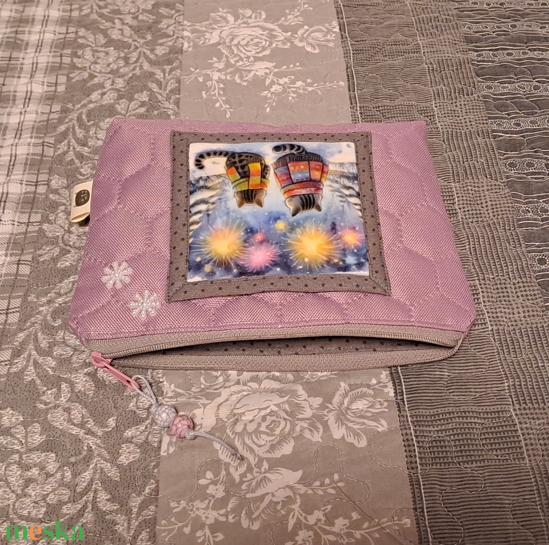 Tüzijáték  :) neszesszer/sminktáska/irattartó - táska & tok - neszesszer - Meska.hu