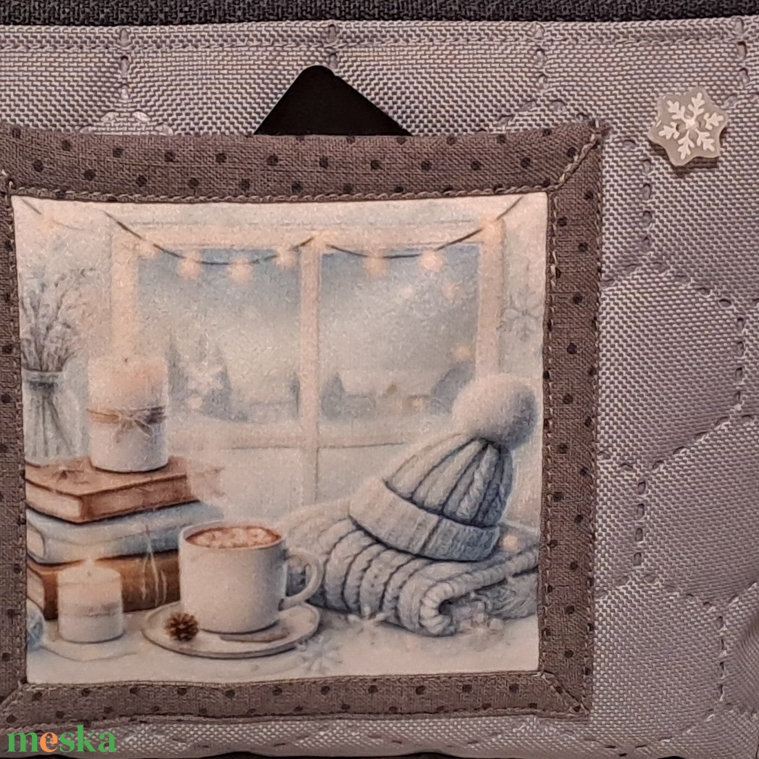 Téli hangulat  :) neszesszer/sminktáska/irattartó - táska & tok - neszesszer - Meska.hu