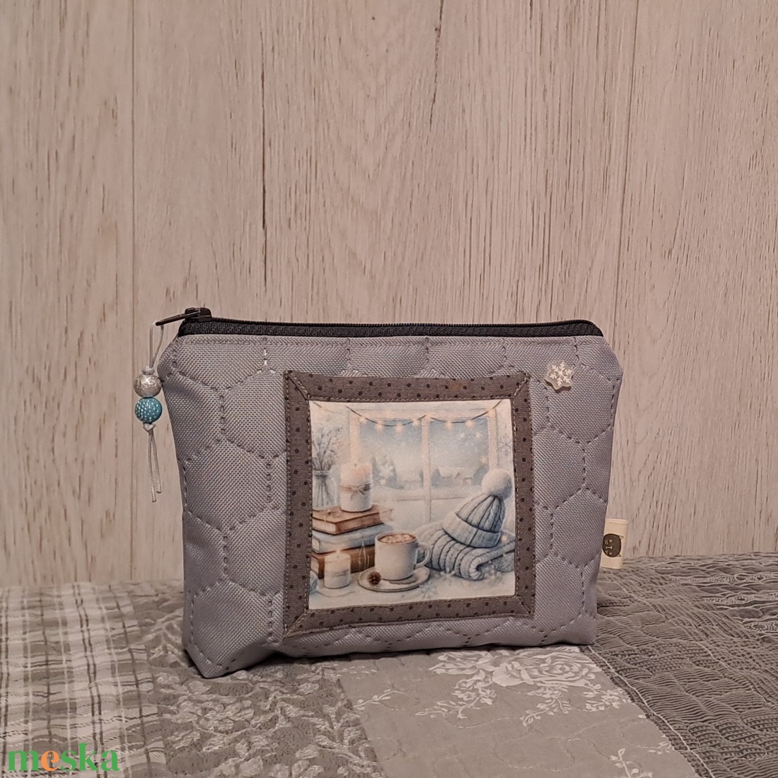 Téli hangulat  :) neszesszer/sminktáska/irattartó - táska & tok - neszesszer - Meska.hu