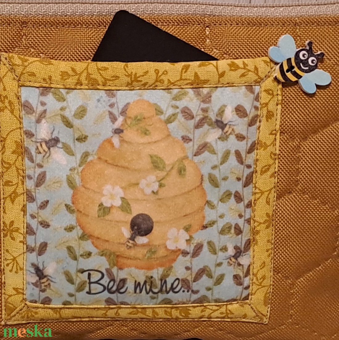 Bee mine :) neszesszer/sminktáska/irattartó - táska & tok - neszesszer - Meska.hu