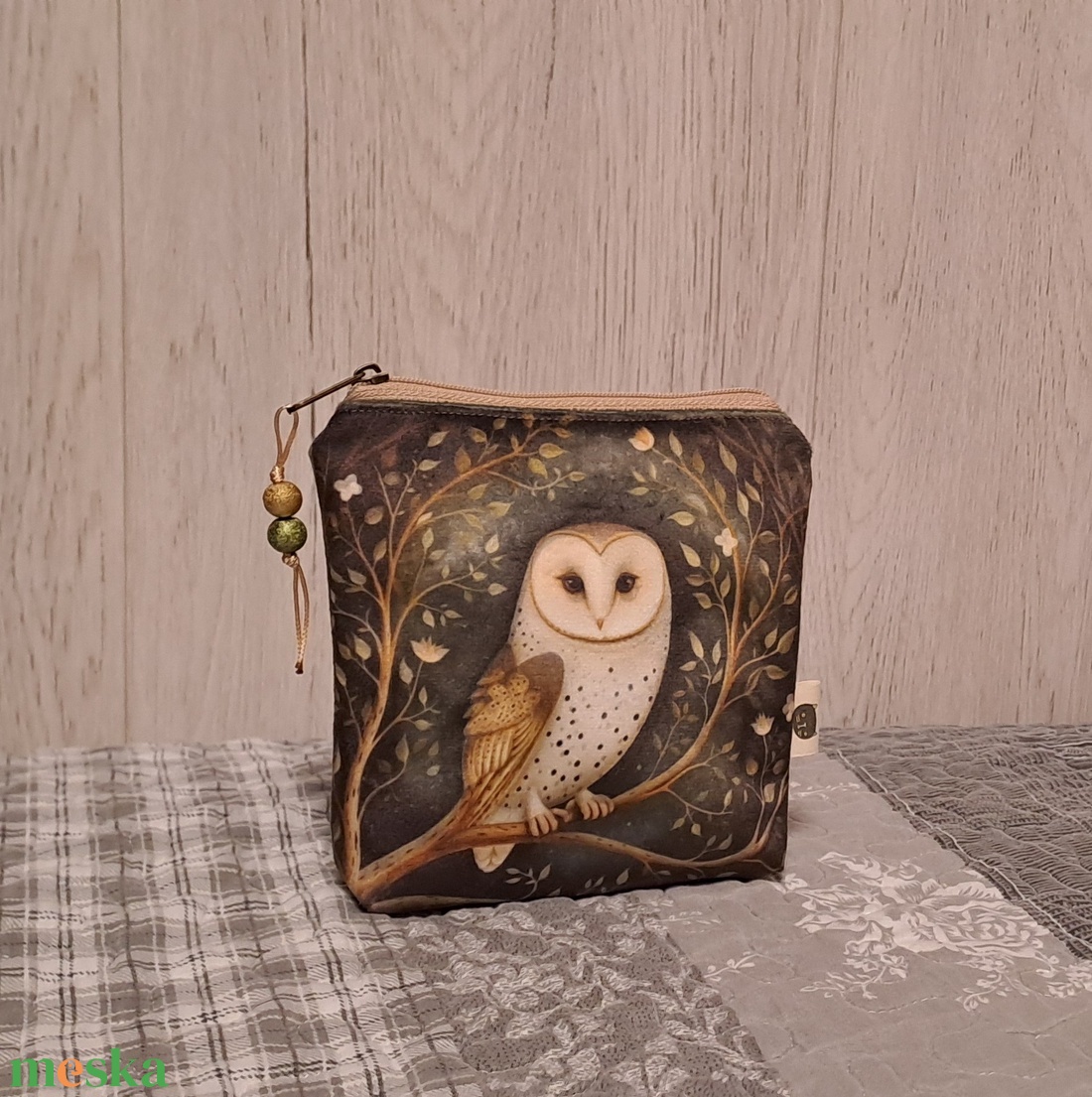 Bagoly :) neszesszer/sminktáska/betéttartó - táska & tok - neszesszer - Meska.hu