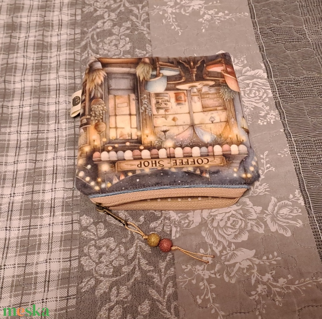 Coffee shop :) neszesszer/sminktáska/betéttartó - táska & tok - neszesszer - Meska.hu