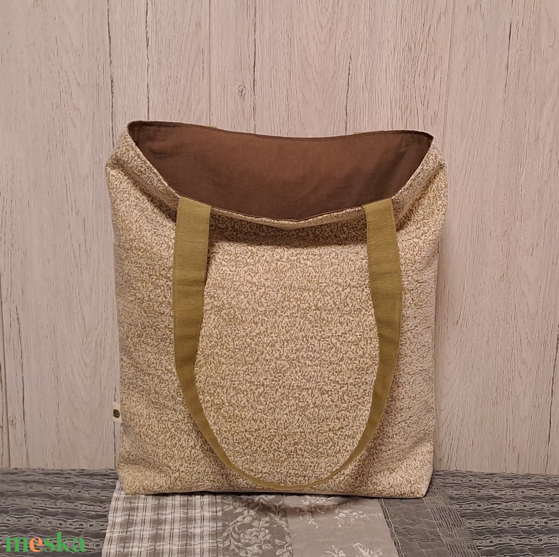 Tavaszváró hangulat :) szatyor, ökotáska, válltáska - táska & tok - bevásárlás & shopper táska - shopper, textiltáska, szatyor - Meska.hu