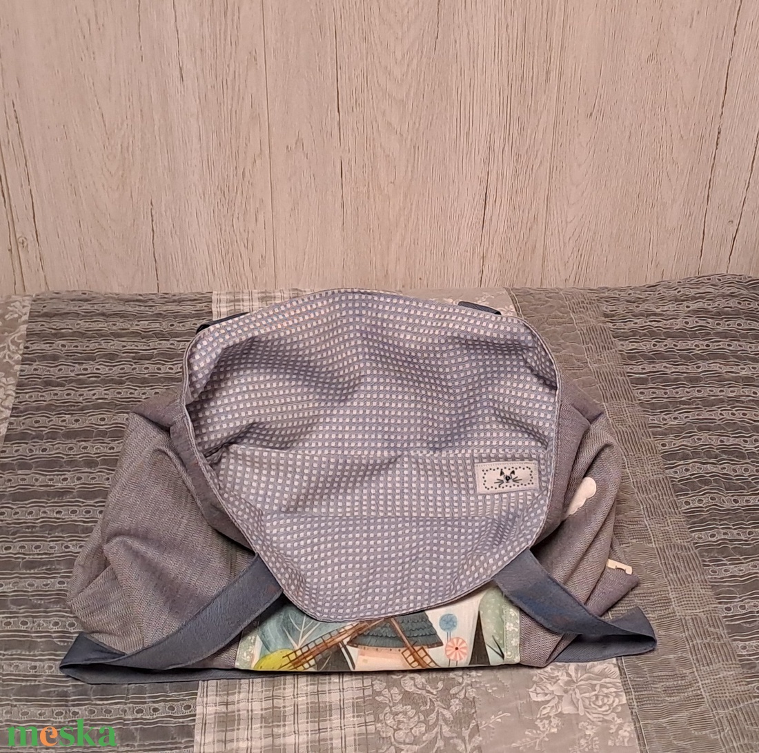 Malom :) szatyor, ökotáska, válltáska - táska & tok - bevásárlás & shopper táska - shopper, textiltáska, szatyor - Meska.hu