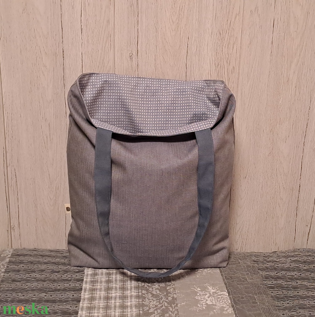 Malom :) szatyor, ökotáska, válltáska - táska & tok - bevásárlás & shopper táska - shopper, textiltáska, szatyor - Meska.hu