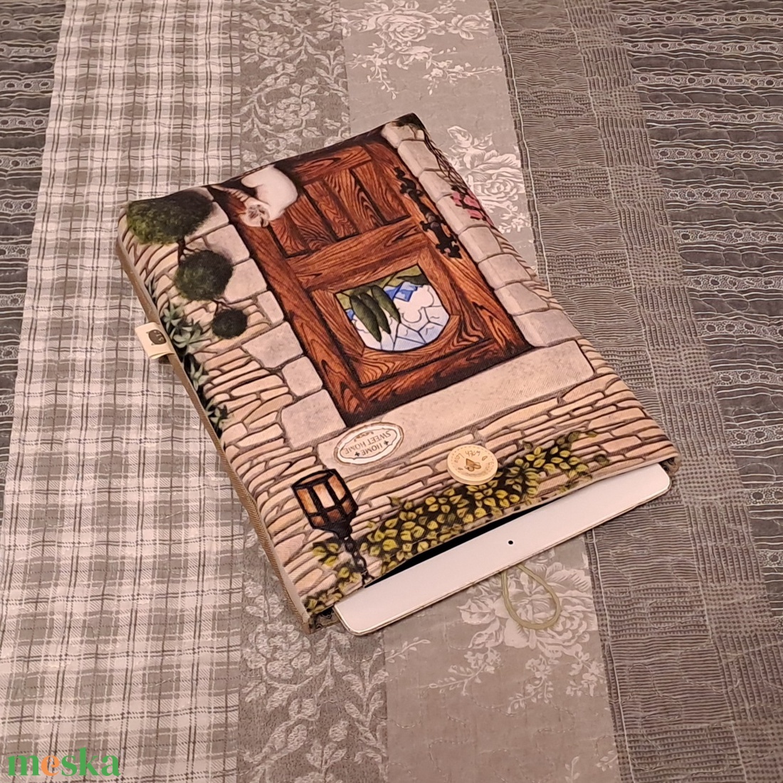 Home sweet home :) könyvtasak, könyvtok, tablet tok - táska & tok - ebook & tablet tok - Meska.hu