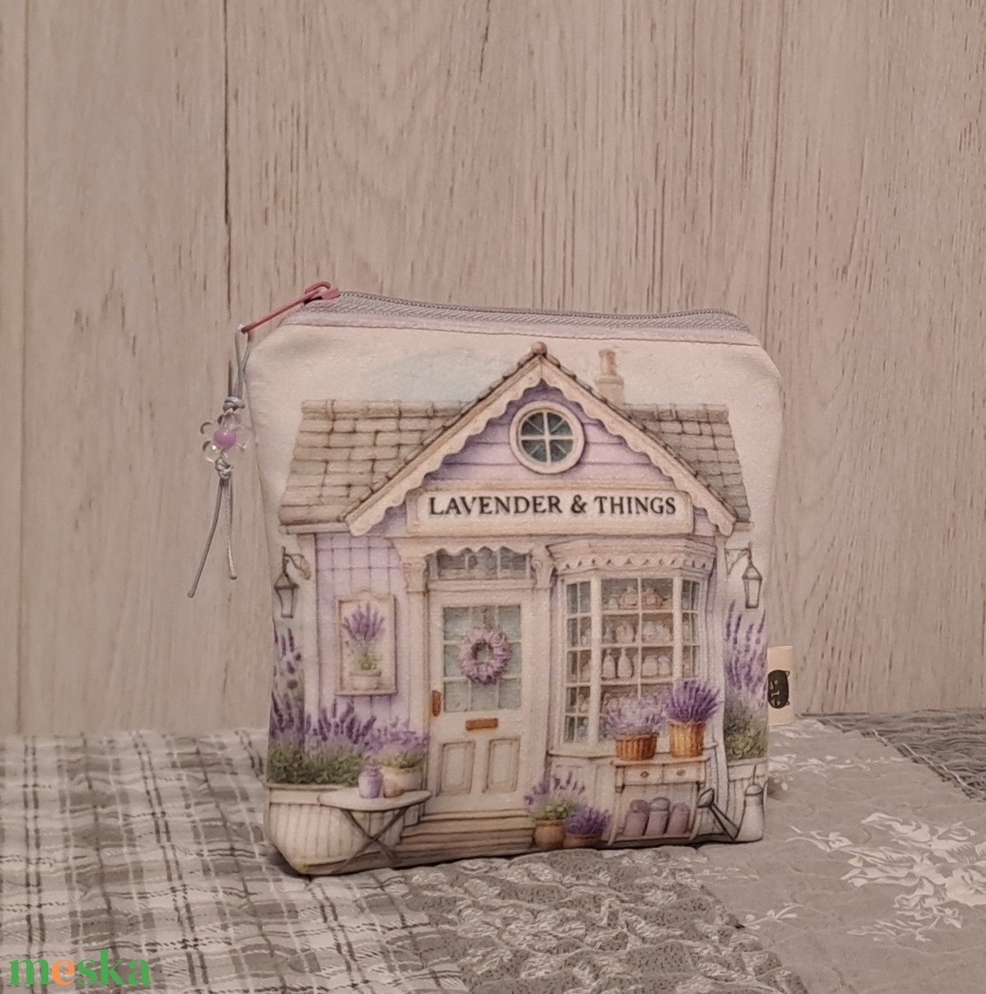 Levendulás hangulat :) neszesszer/sminktáska/betéttartó - táska & tok - neszesszer - Meska.hu