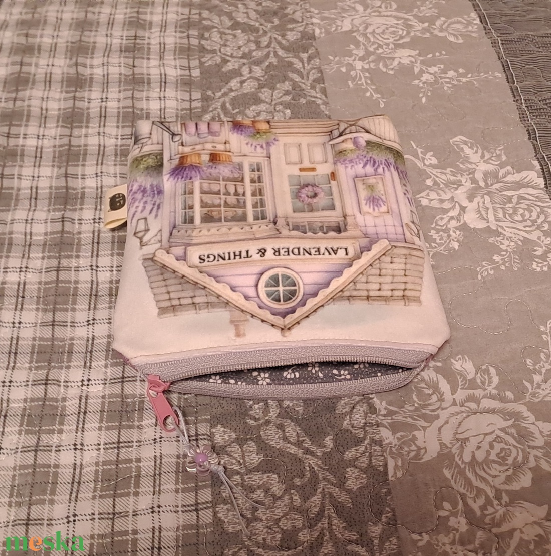 Levendulás hangulat :) neszesszer/sminktáska/betéttartó - táska & tok - neszesszer - Meska.hu