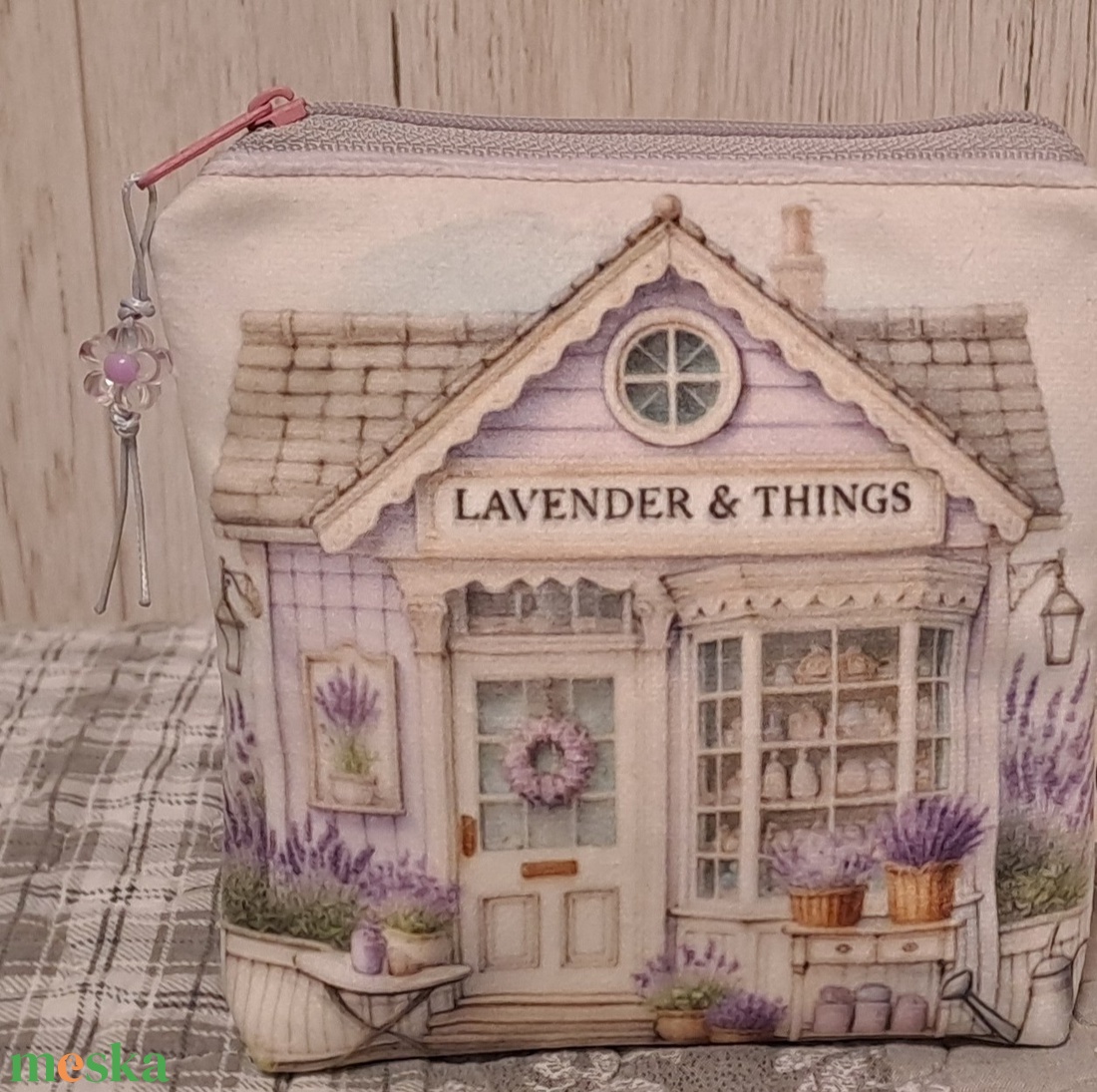 Levendulás hangulat :) neszesszer/sminktáska/betéttartó - táska & tok - neszesszer - Meska.hu