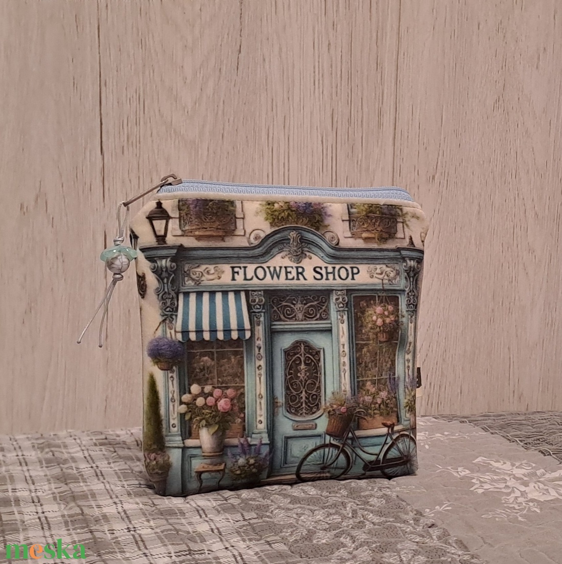 Flower shop :) neszesszer/sminktáska/betéttartó - táska & tok - neszesszer - Meska.hu