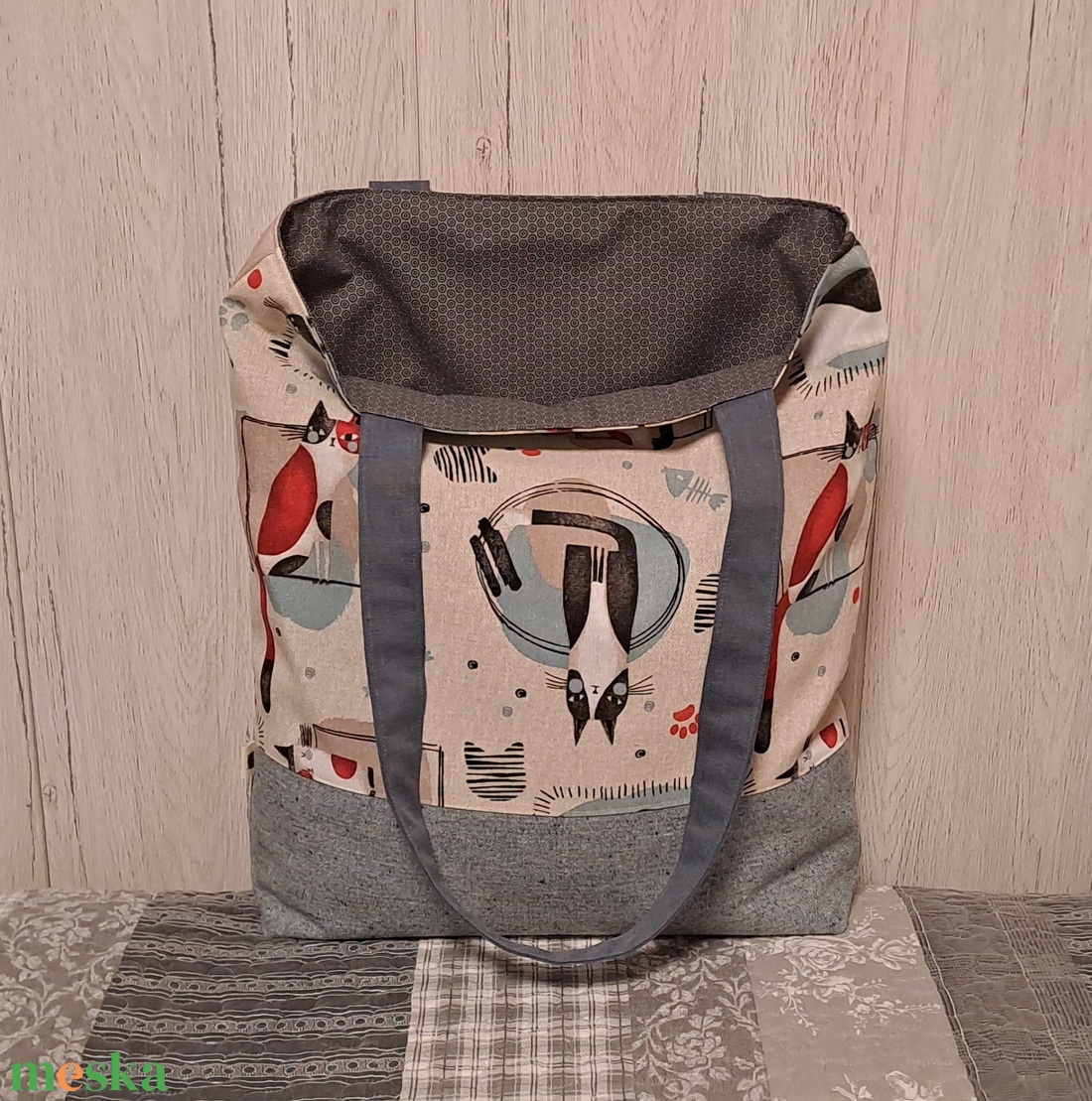 MacsKarikatúra :) szatyor, ökotáska, válltáska - táska & tok - bevásárlás & shopper táska - shopper, textiltáska, szatyor - Meska.hu