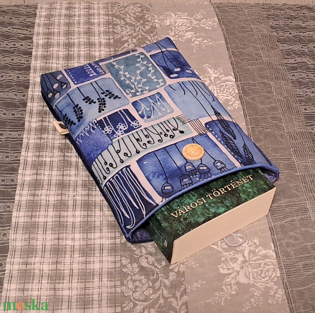 Csupa kék :) könyvtasak, könyvtok, tablet tok - táska & tok - ebook & tablet tok - Meska.hu