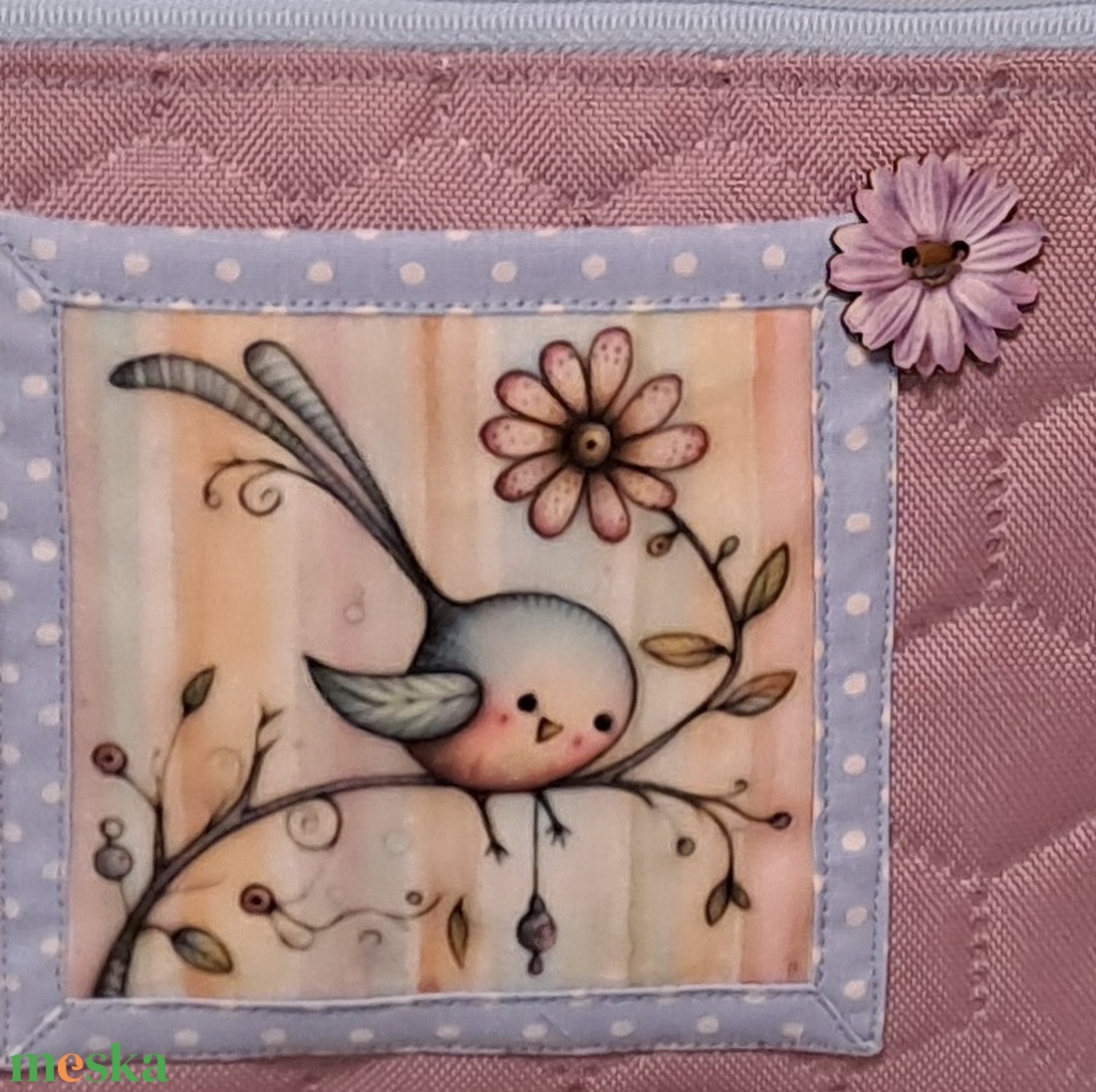 Madárka  :) neszesszer/sminktáska/irattartó - táska & tok - neszesszer - Meska.hu