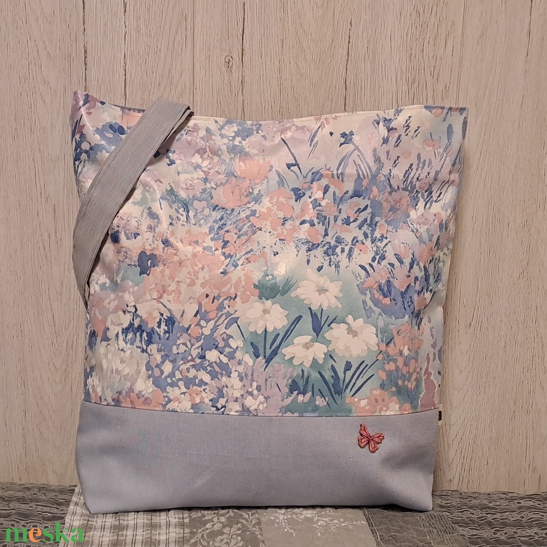 tavaszi hangulat :) szatyor, ökotáska, válltáska - táska & tok - bevásárlás & shopper táska - shopper, textiltáska, szatyor - Meska.hu