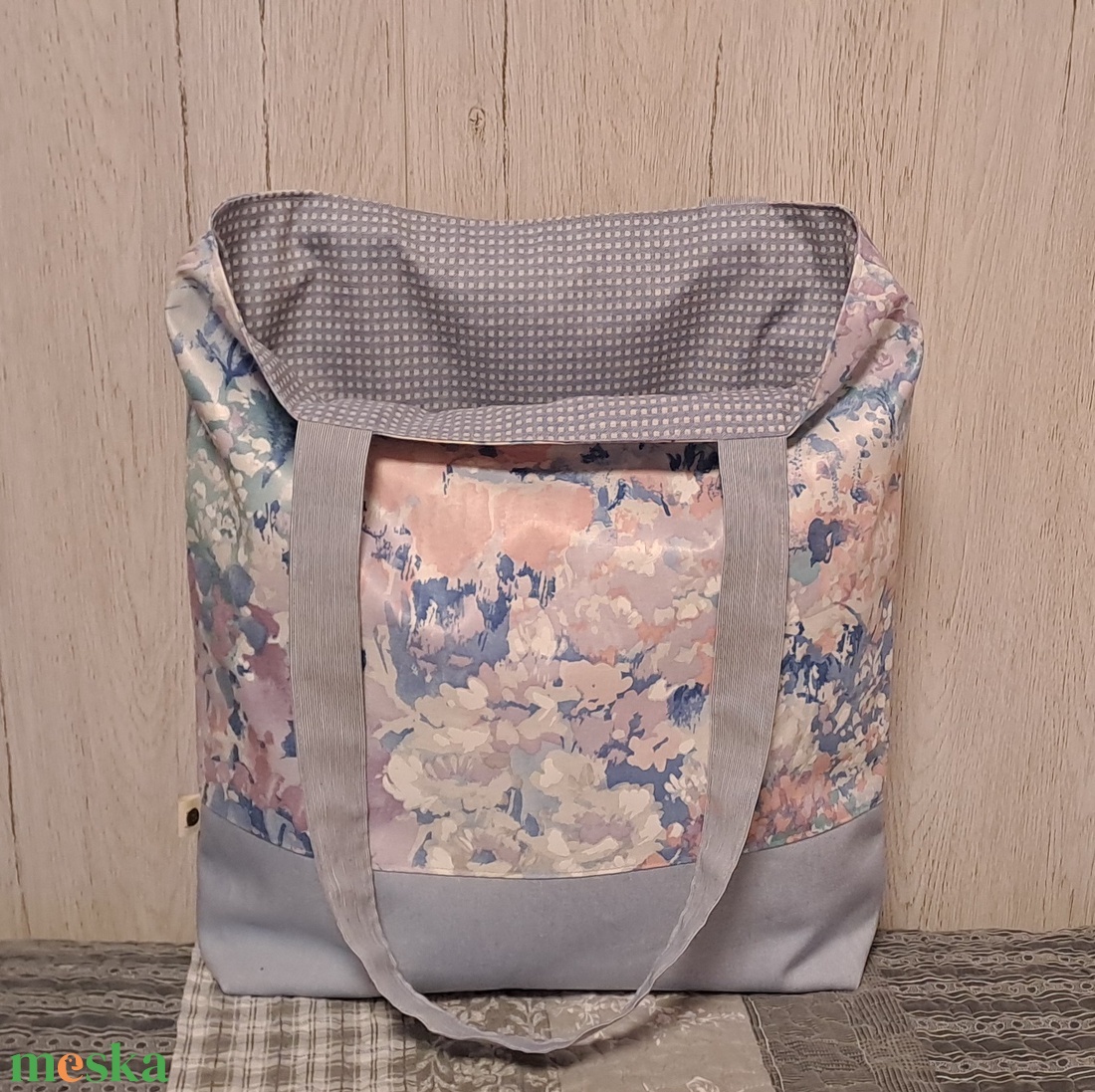 tavaszi hangulat :) szatyor, ökotáska, válltáska - táska & tok - bevásárlás & shopper táska - shopper, textiltáska, szatyor - Meska.hu