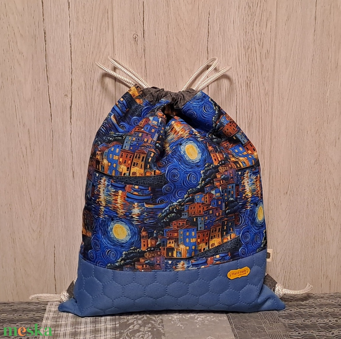 Festői alkonyat :) - hátiszatyor, tornazsák, gymbag - táska & tok - hátizsák - tornazsák, gymbag - Meska.hu