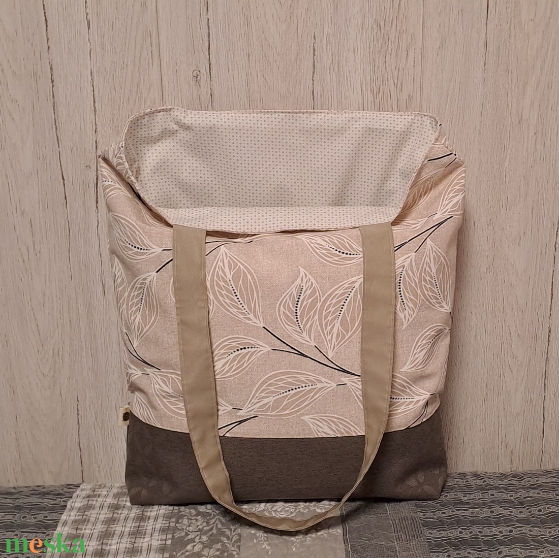 Leveles :) szatyor, ökotáska, válltáska - táska & tok - bevásárlás & shopper táska - shopper, textiltáska, szatyor - Meska.hu