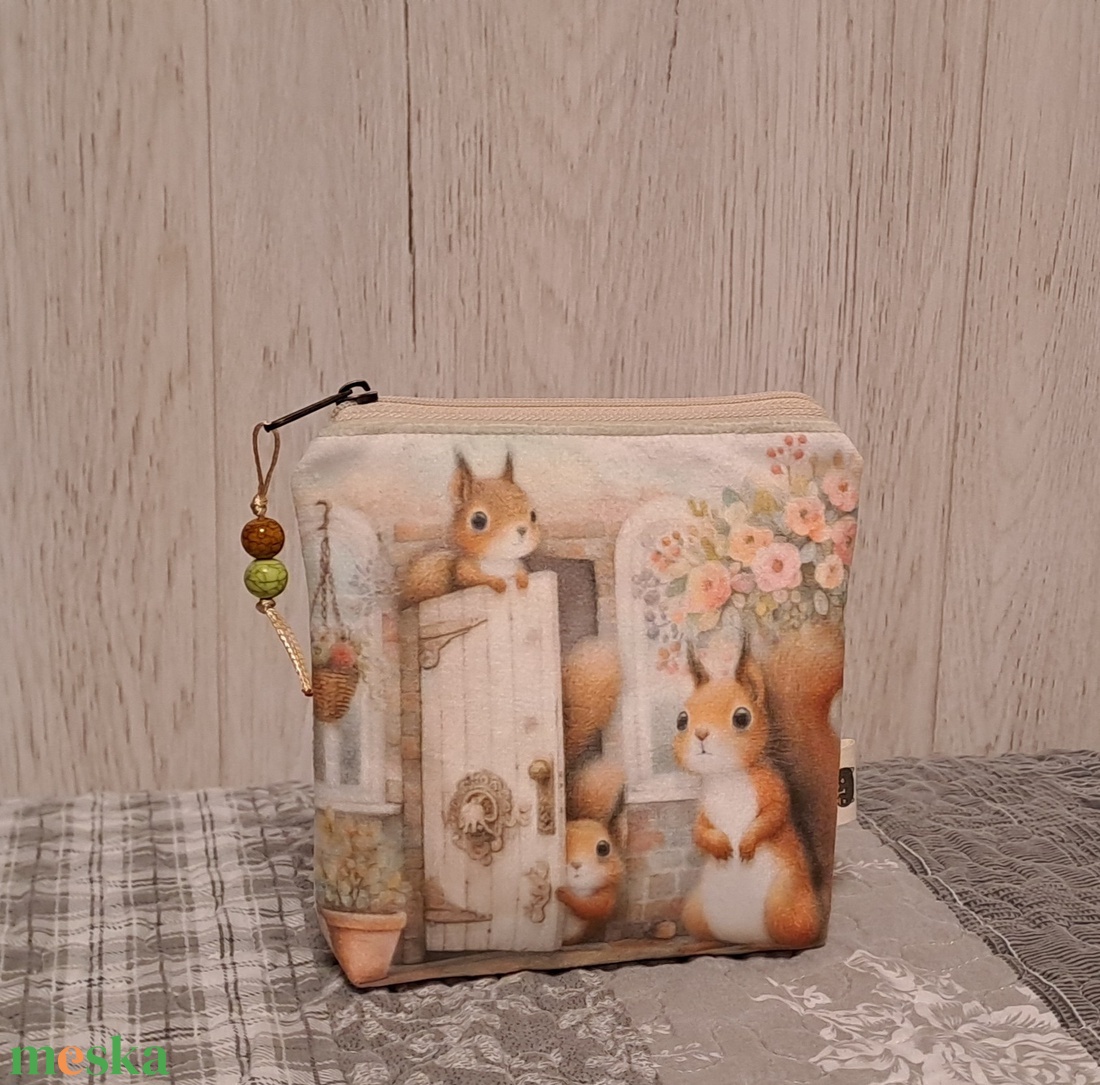 Mókusok :) neszesszer/sminktáska/betéttartó - táska & tok - neszesszer - Meska.hu