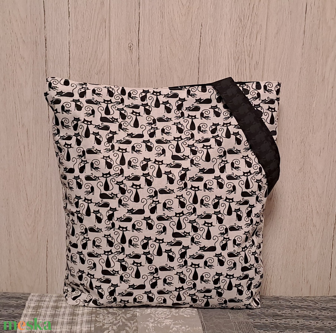 Vicces cicák :) kifordítom-befordítom szatyor, ökotáska, válltáska - táska & tok - bevásárlás & shopper táska - shopper, textiltáska, szatyor - Meska.hu