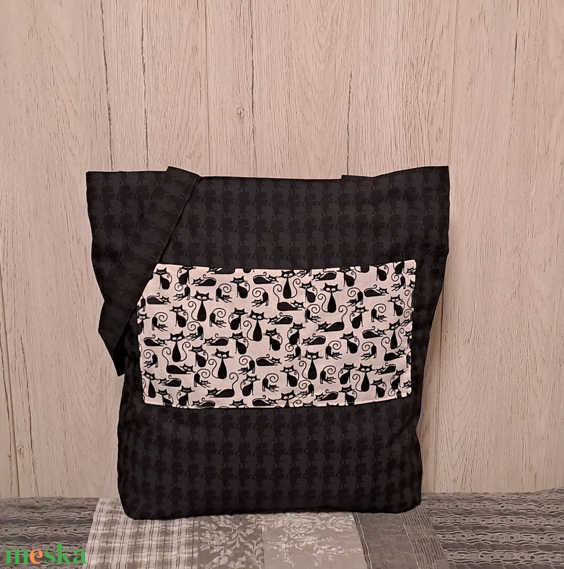 Vicces cicák :) kifordítom-befordítom szatyor, ökotáska, válltáska - táska & tok - bevásárlás & shopper táska - shopper, textiltáska, szatyor - Meska.hu