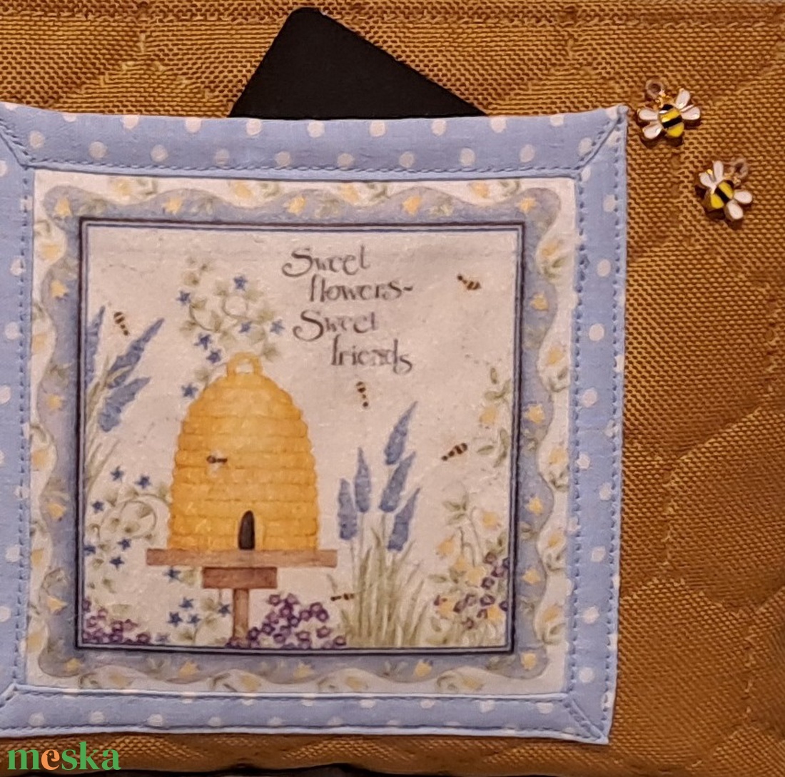 Bee happy  :) neszesszer/sminktáska/irattartó - táska & tok - neszesszer - Meska.hu