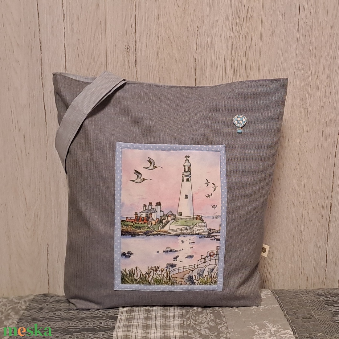 Hajnali féynek  :) szatyor, ökotáska, válltáska - táska & tok - bevásárlás & shopper táska - shopper, textiltáska, szatyor - Meska.hu