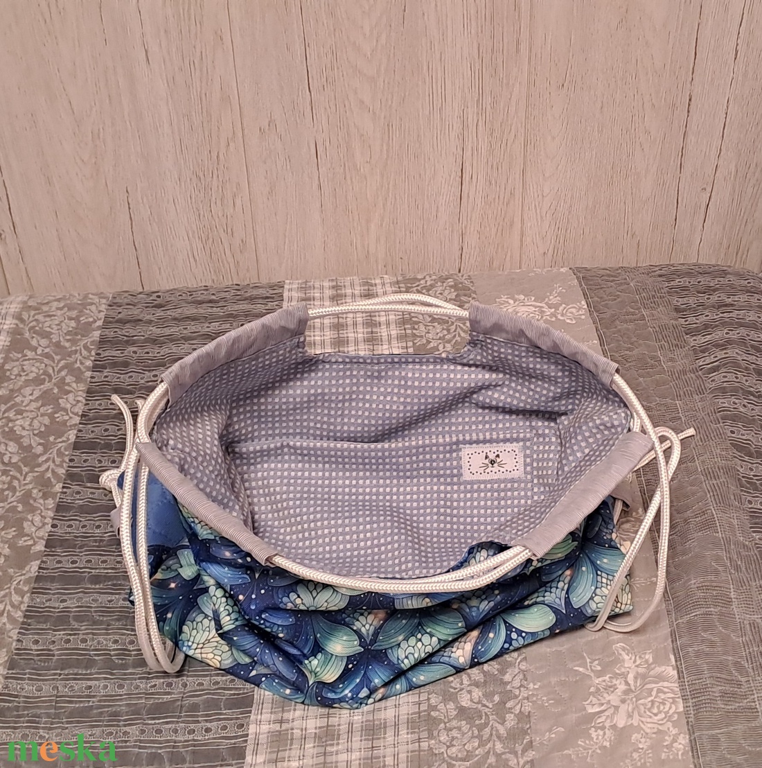 Sellő hatás :) - hátiszatyor, tornazsák, gymbag - táska & tok - hátizsák - tornazsák, gymbag - Meska.hu