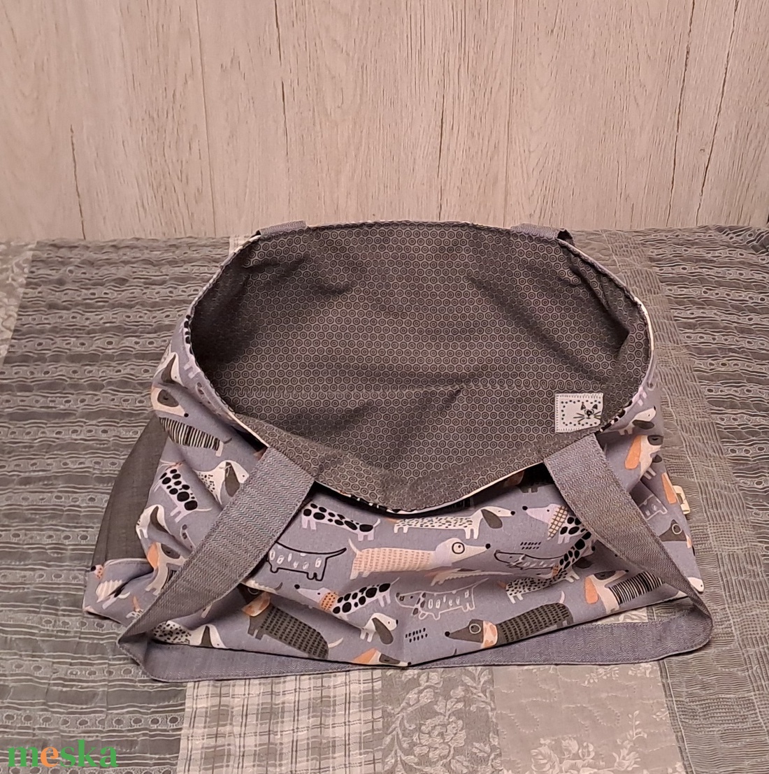 Virslikutyák 2.0 :) szatyor, ökotáska, válltáska - táska & tok - bevásárlás & shopper táska - shopper, textiltáska, szatyor - Meska.hu