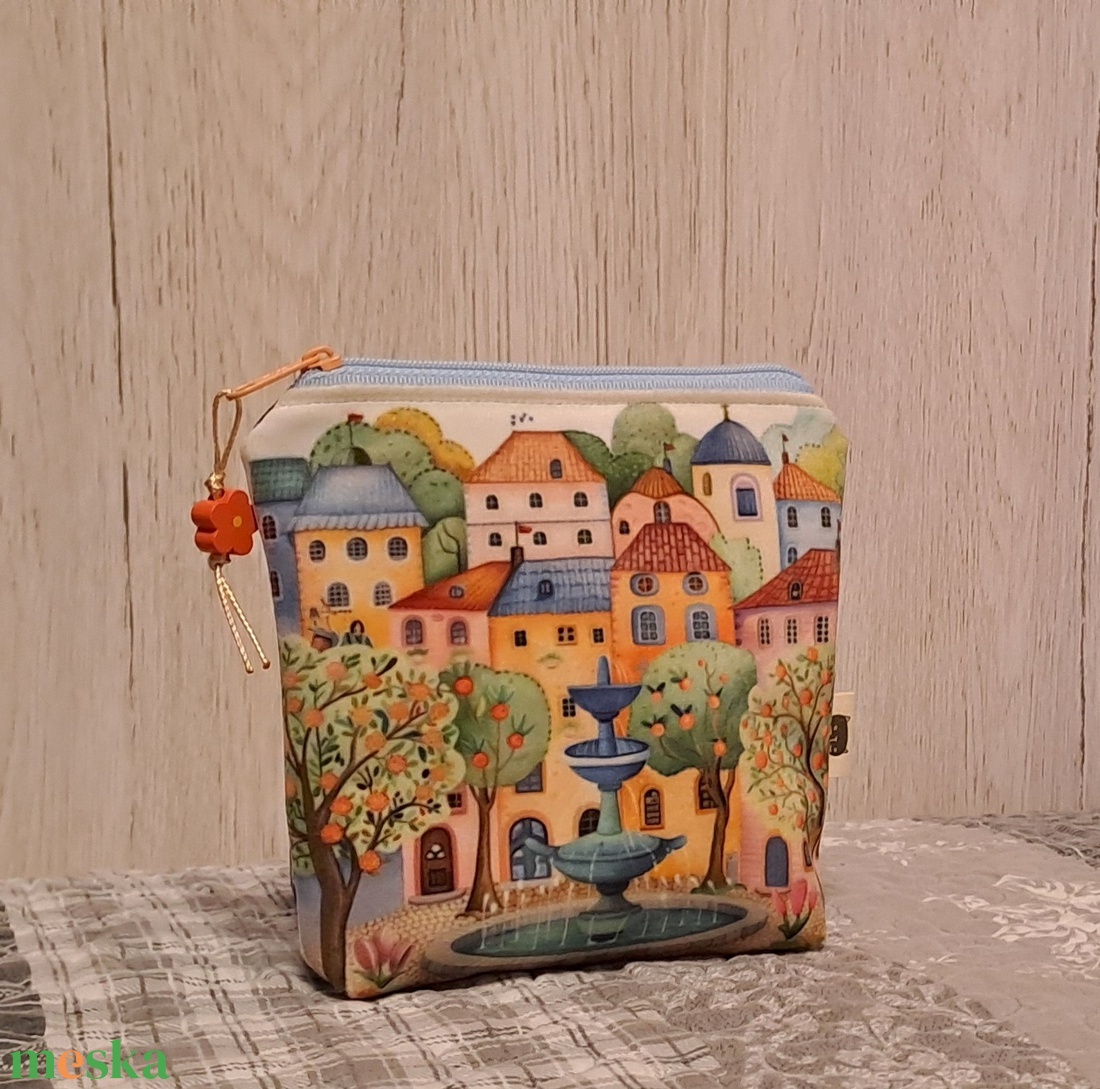 Mediterrán hangulat :) neszesszer/sminktáska/betéttartó - táska & tok - neszesszer - Meska.hu