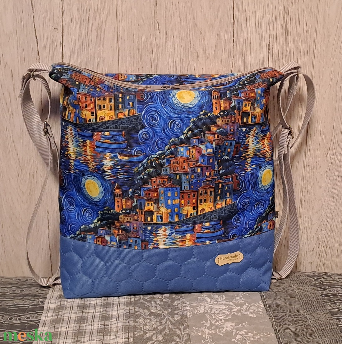 Alkony a vizen :) variálható válltáska/hátizsák/crossbody táska - táska & tok - variálható táska - Meska.hu