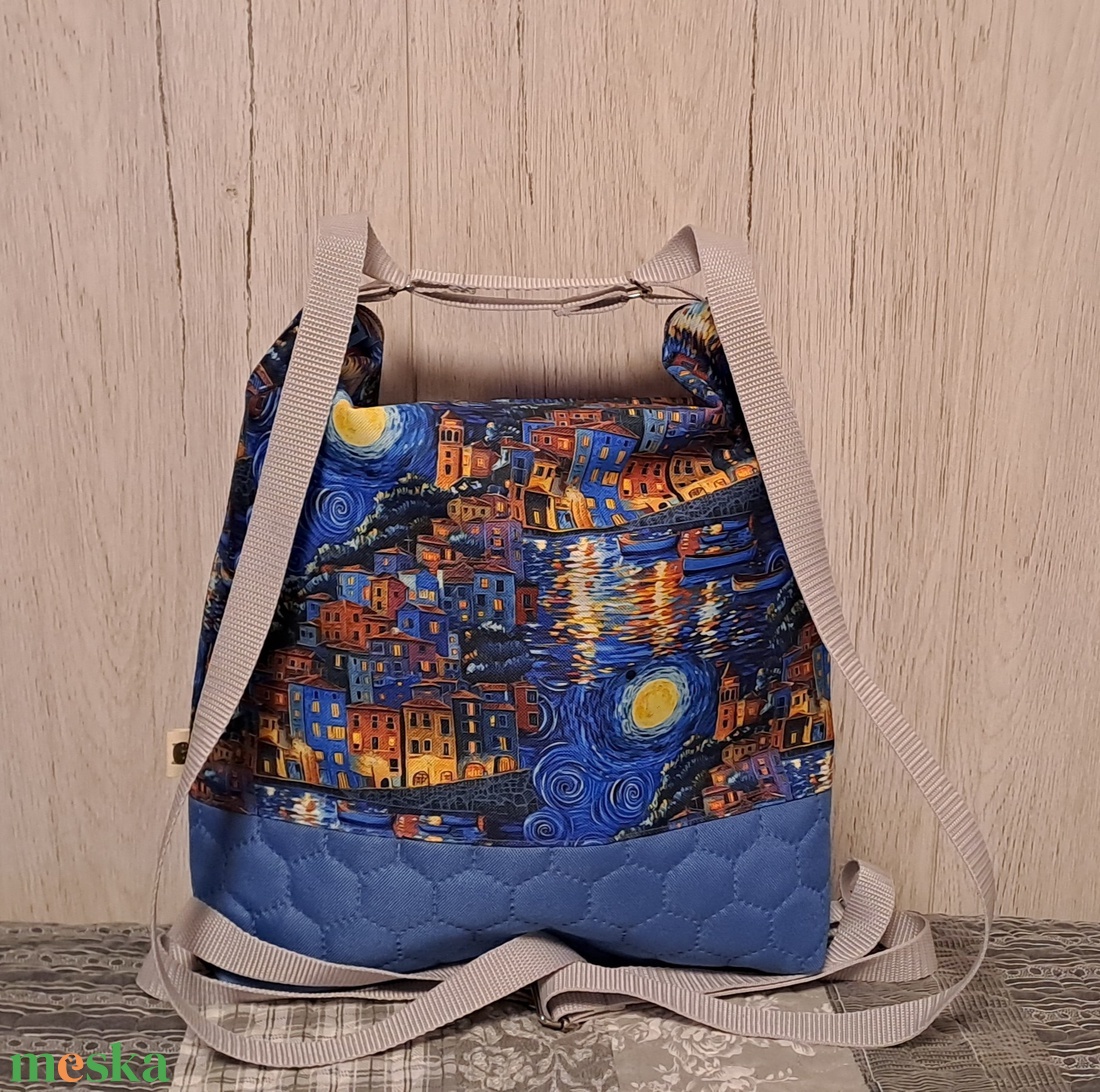 Alkony a vizen :) variálható válltáska/hátizsák/crossbody táska - táska & tok - variálható táska - Meska.hu