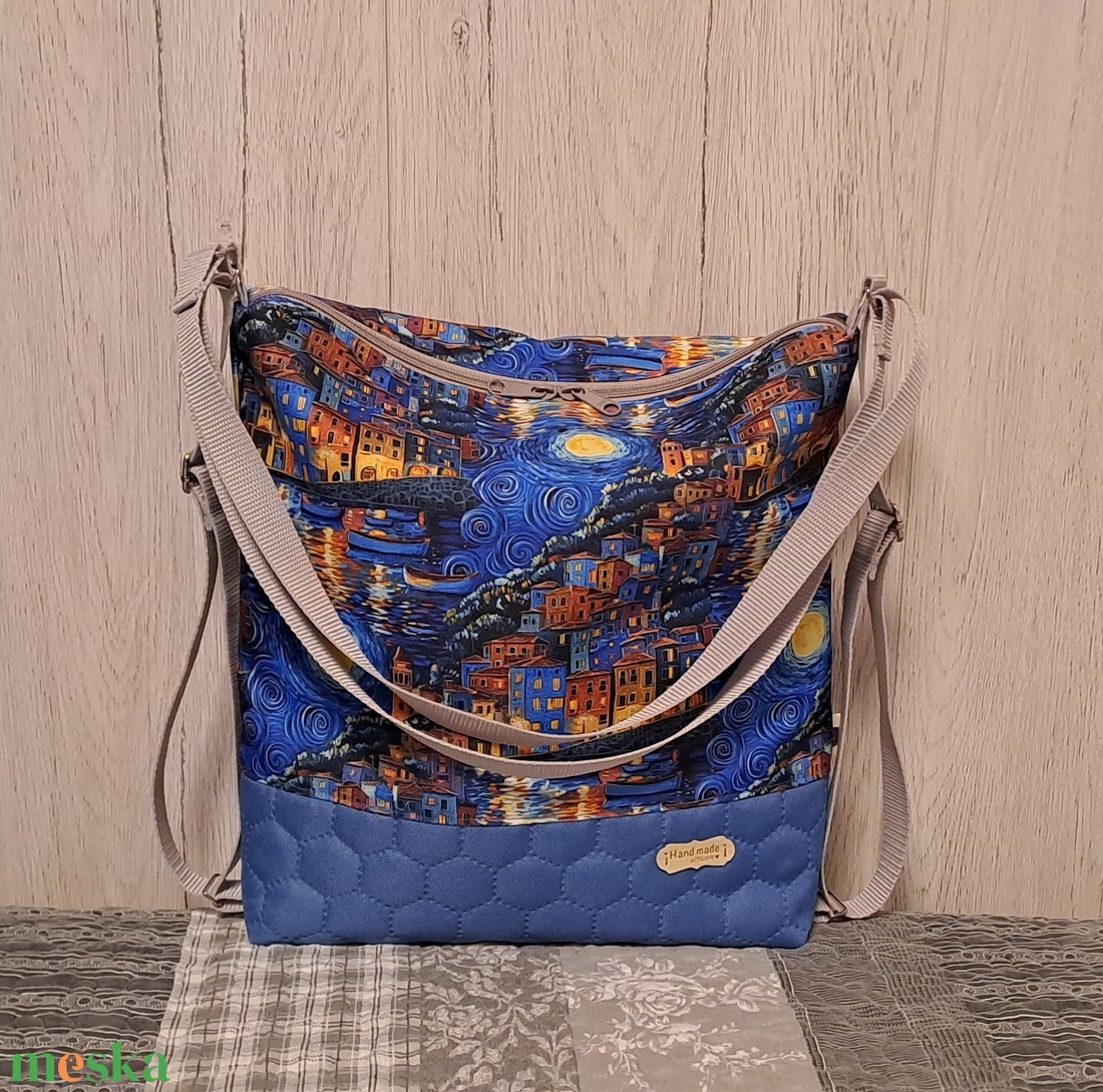 Alkony a vizen :) variálható válltáska/hátizsák/crossbody táska - táska & tok - variálható táska - Meska.hu