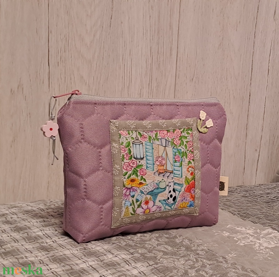 Virágos hangulat  :) neszesszer/sminktáska/irattartó - táska & tok - neszesszer - Meska.hu