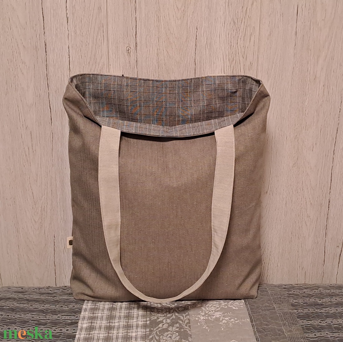 Skandináv tavasz  :) szatyor, ökotáska, válltáska - táska & tok - bevásárlás & shopper táska - shopper, textiltáska, szatyor - Meska.hu