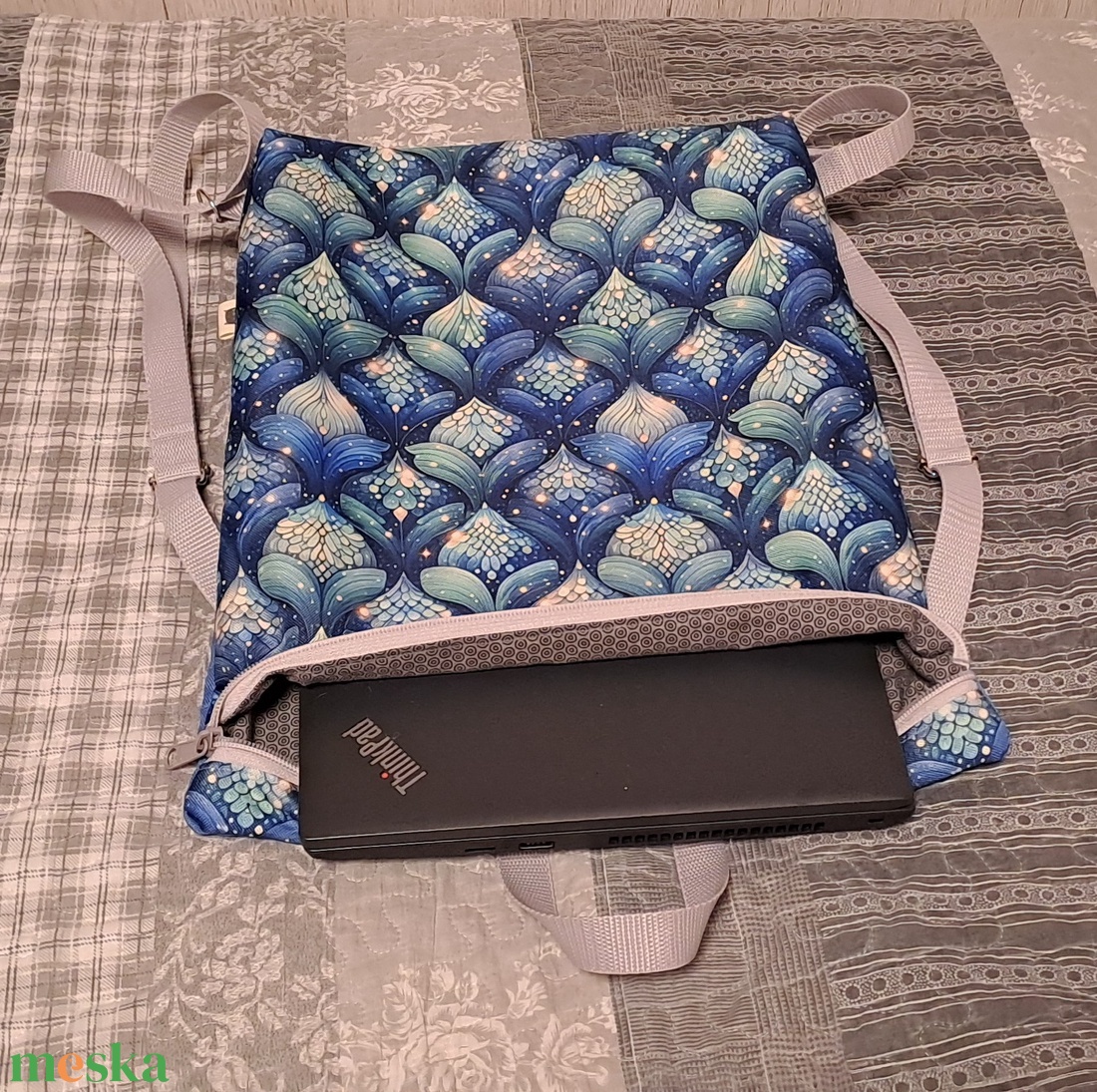 Sellő hatás :) hátizsák/laptop hátizsák - táska & tok - hátizsák - hátizsák - Meska.hu