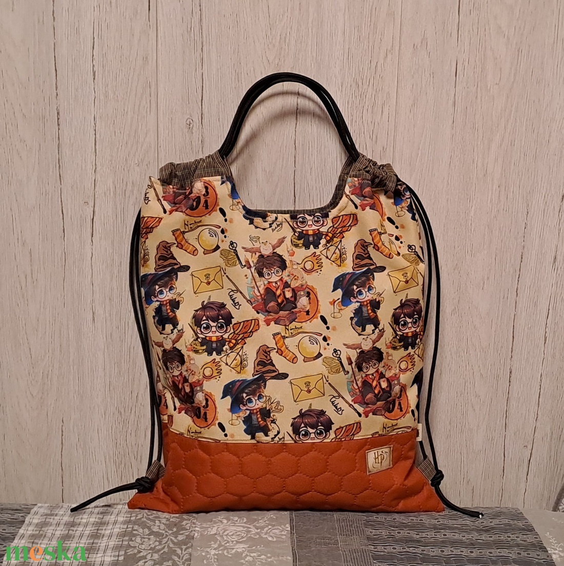 Harry Potter :) - hátiszatyor, tornazsák, gymbag - táska & tok - hátizsák - tornazsák, gymbag - Meska.hu